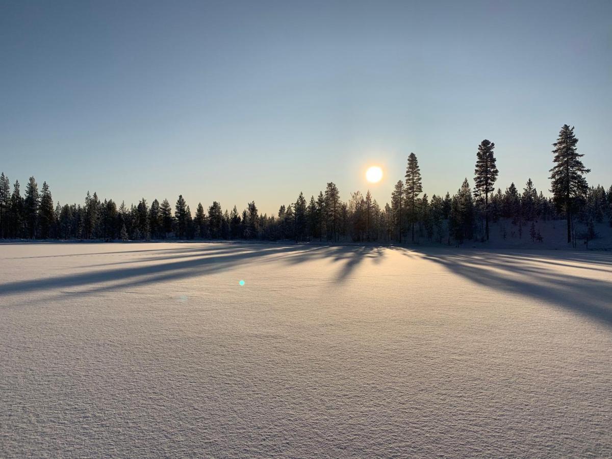 Off-Grid Cabin In Nattavaara Lapland المظهر الخارجي الصورة