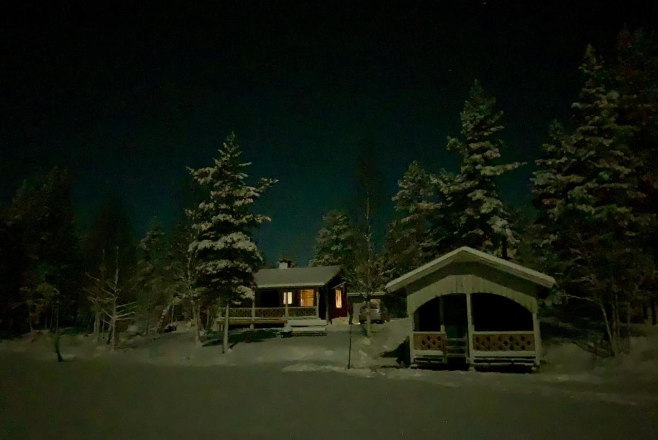 Off-Grid Cabin In Nattavaara Lapland المظهر الخارجي الصورة
